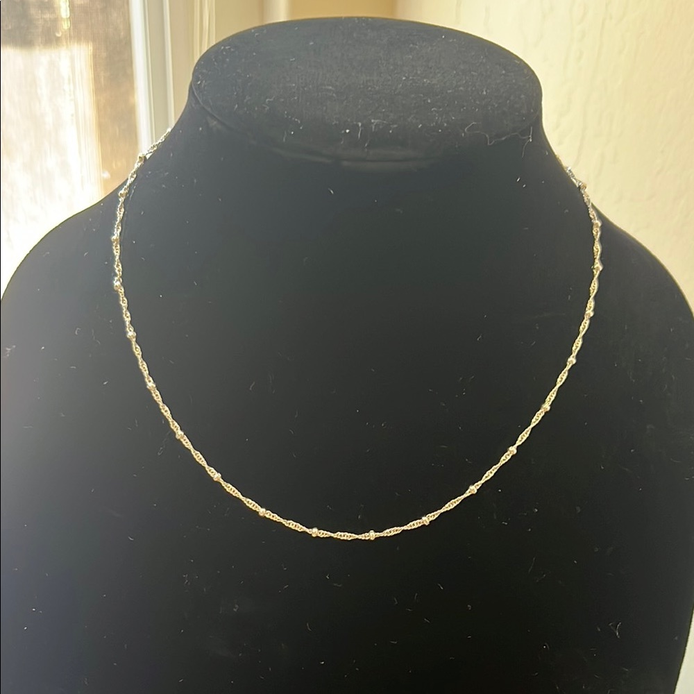 Sterling Silver Minimalist Necklace and Bracelet Set